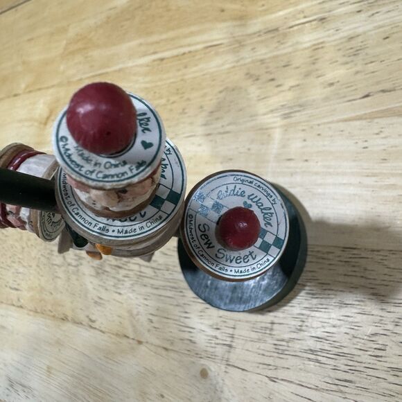 Eddie Walker Life's Little Gifts Sewing Spools Christmas Tree Folk Art Country - Picture 11 of 15